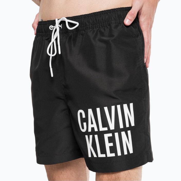 Szorty kąpielowe męskie Calvin Klein Medium Drawstring black 7