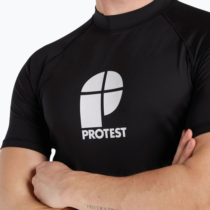 Koszulka do pływania męska Protest Prtcater true black 4