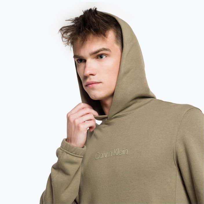 Bluza męska Calvin Klein Hoodie gray olive 4