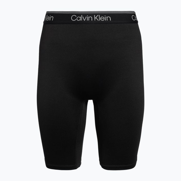 Spodenki treningowe damskie Calvin Klein Knit czarne 5