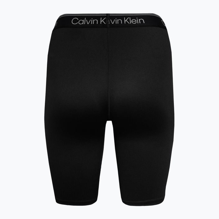 Spodenki treningowe damskie Calvin Klein Knit czarne 6