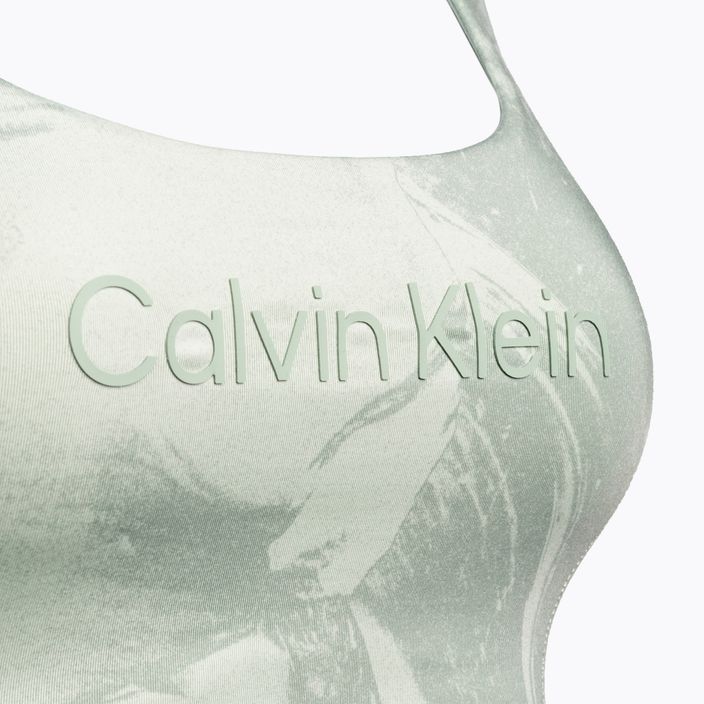 Biustonosz fitness Calvin Klein Medium Support digital rockform aop 7