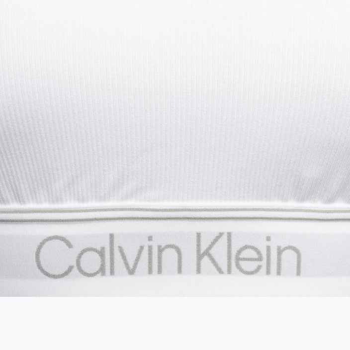 Biustonosz fitness Calvin Klein Medium Support bright white 3