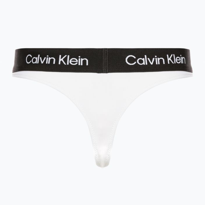 Dół od stroju kąpielowego Calvin Klein Thong YCD white 2