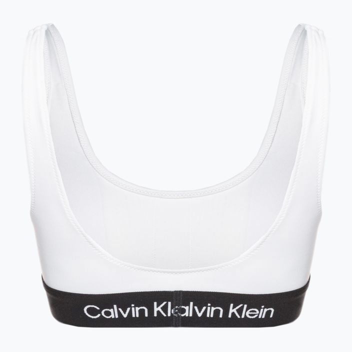 Góra od stroju kąpielowego Calvin Klein Bralette-Rp white 2