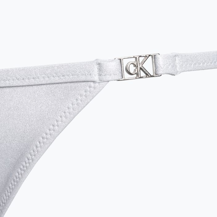 Dół od stroju kąpielowego Calvin Klein String Cheeky Bikini white 3