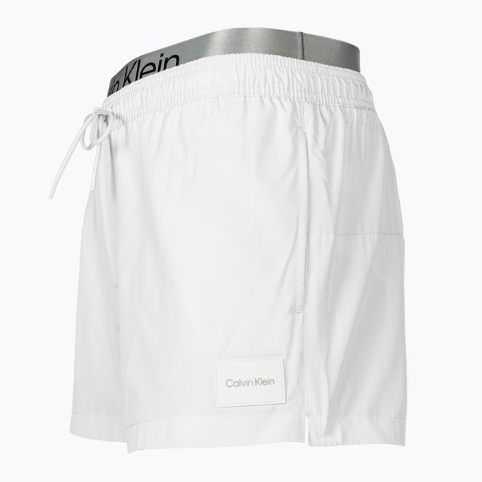 Szorty kąpielowe męskie Calvin Klein Short Double Waistband nimbus cloud 3