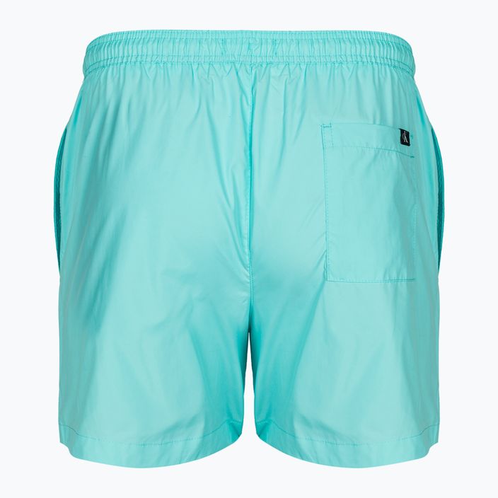 Szorty kąpielowe męskie Calvin Klein Medium Drawstring soft turquoise 2