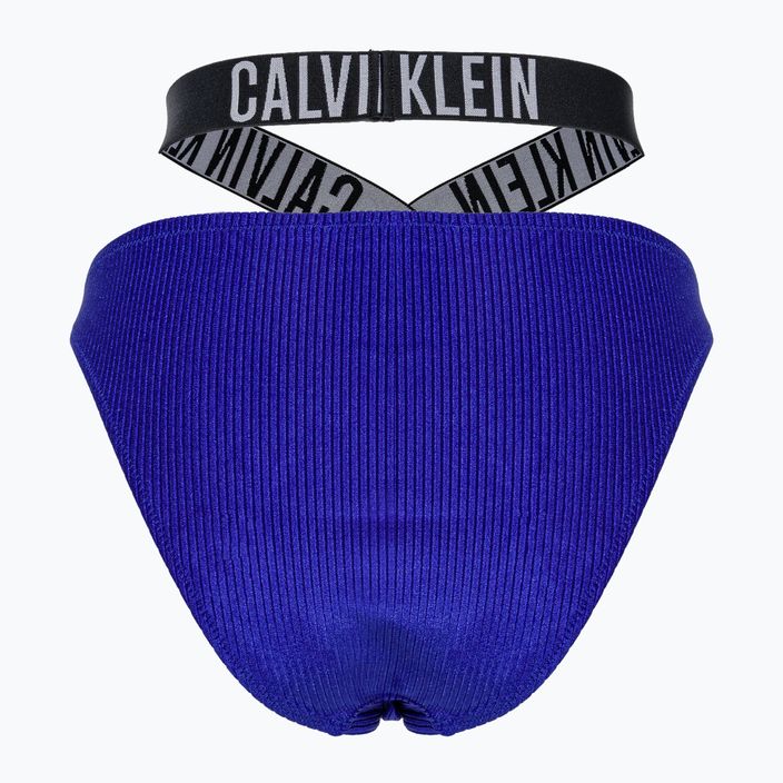 Dół od stroju kąpielowego Calvin Klein High Leg Cheeky Bikini midnight lagoon 2