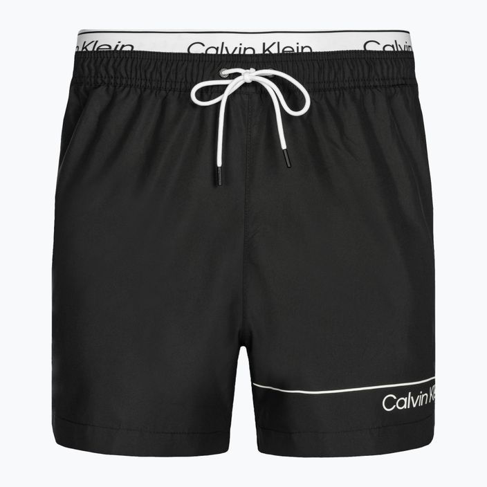 Szorty kąpielowe męskie Calvin Klein Medium Double black
