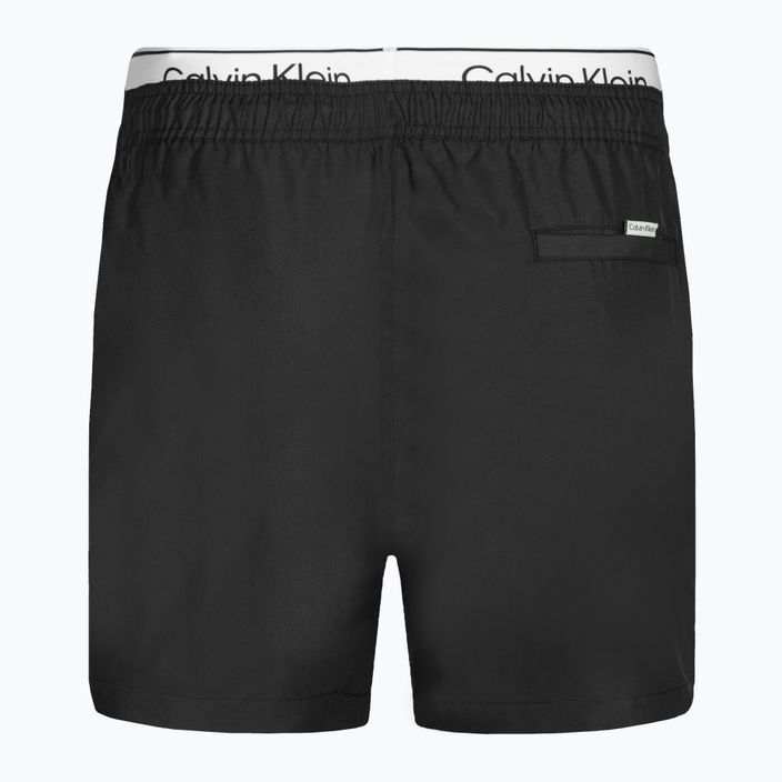 Szorty kąpielowe męskie Calvin Klein Medium Double black 2