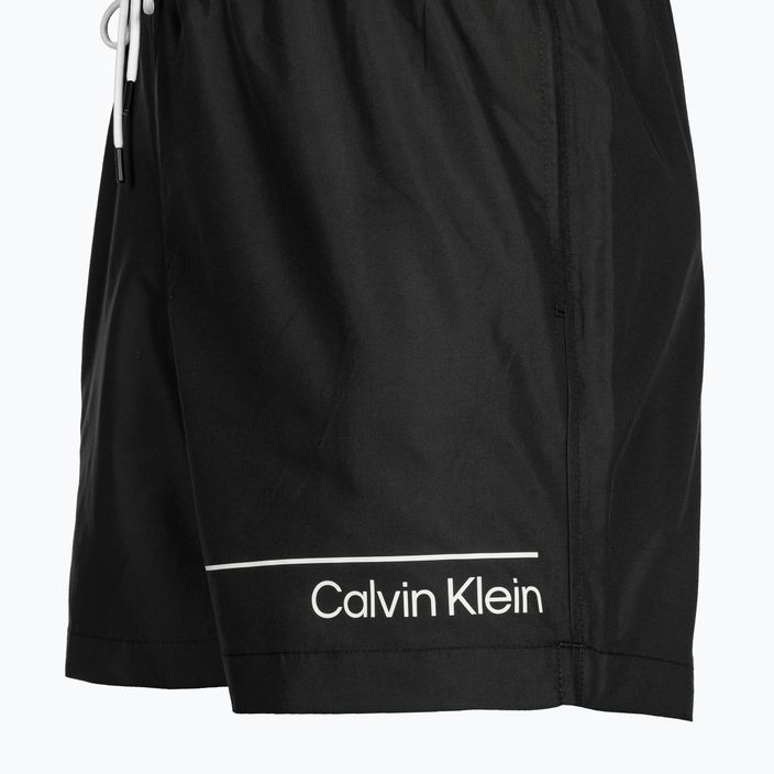 Szorty kąpielowe męskie Calvin Klein Medium Double black 3