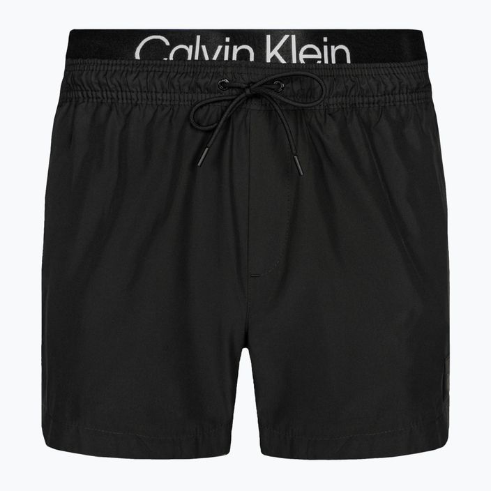 Szorty kąpielowe męskie Calvin Klein Short Double Waistband black