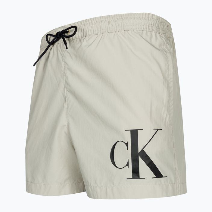 Szorty kąpielowe męskie Calvin Klein Short Drawstring silver lining 3
