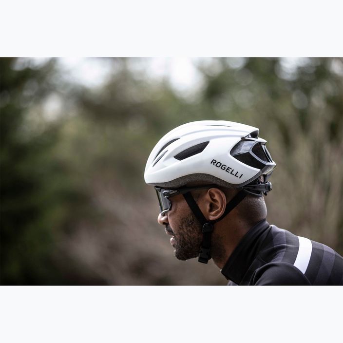 Kask rowerowy Rogelli Cuora white/black 12