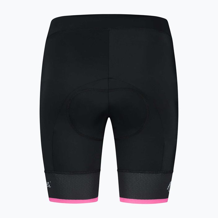 Spodenki rowerowe damskie Rogelli Select II black/pink 4