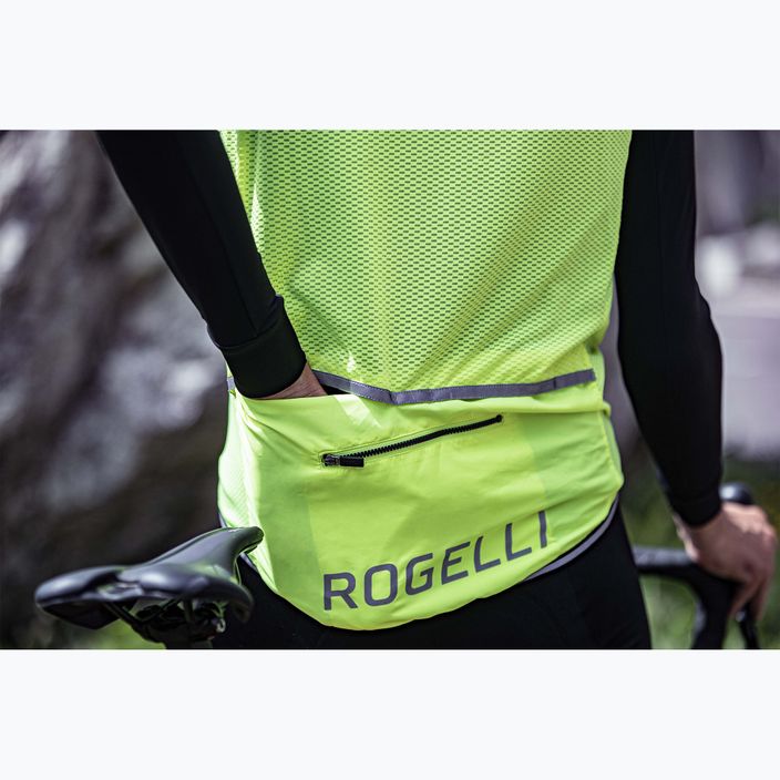 Kamizelka rowerowa męska Rogelli Core fluor 12