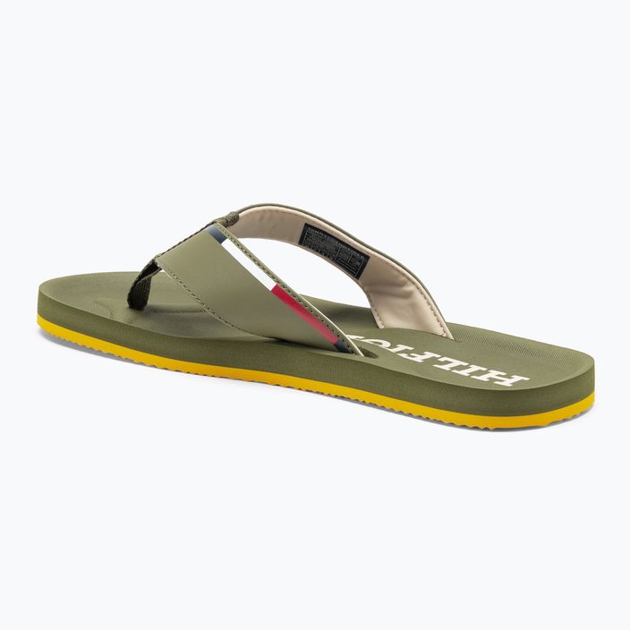 Japonki męskie Tommy Hilfiger Comfort Beach Sandal military green 3