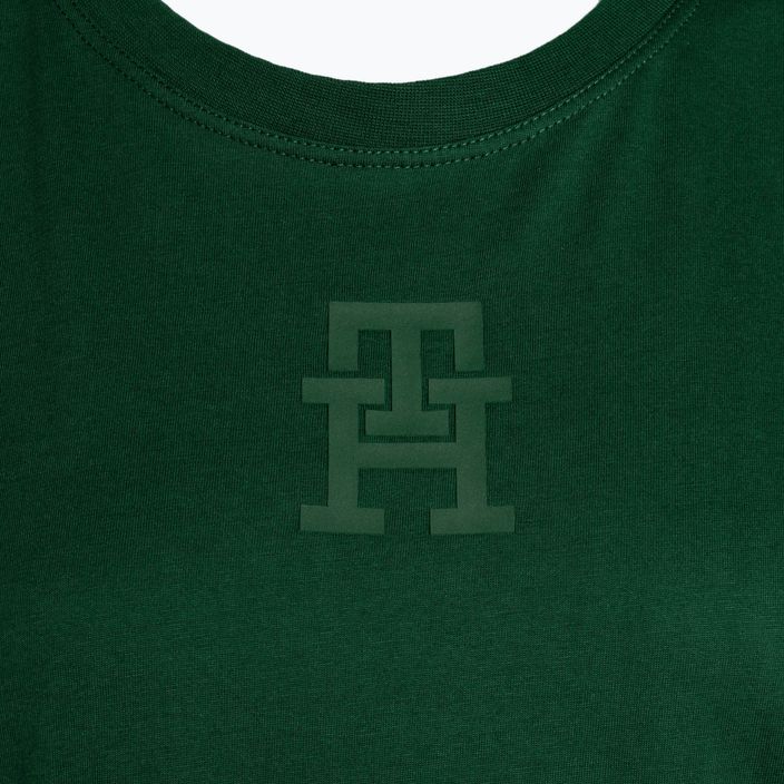 Koszulka damska Tommy Hilfiger Regular Th Monogram green 7