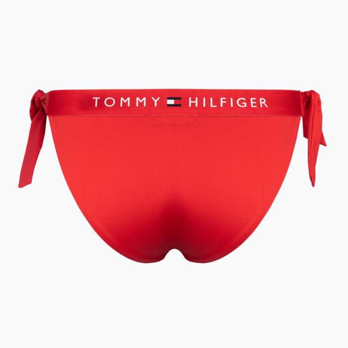 Dół od stroju kąpielowego Tommy Hilfiger Side Tie Cheeky red 2