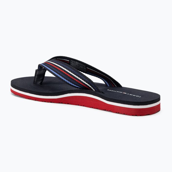 Japonki damskie Tommy Hilfiger Stripes Beach Sandal red white blue 3