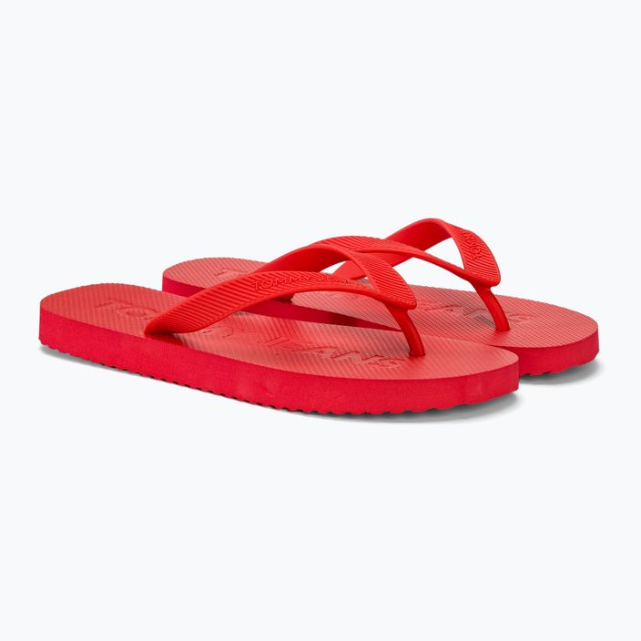 Japonki męskie Tommy Jeans Beach Flip Flop deep crimson 4