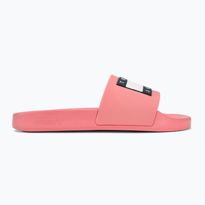 Klapki damskie Tommy Jeans Flag Pool Slide Ess tickled pink 2