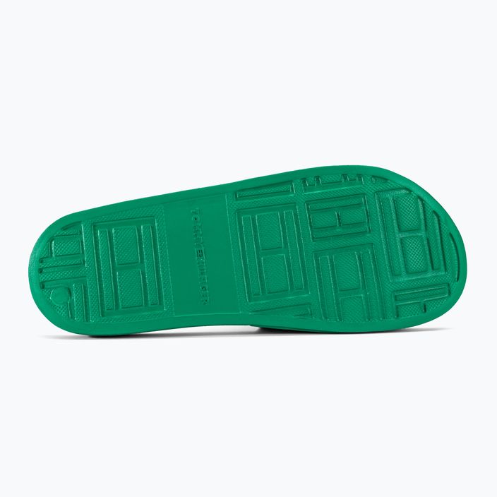 Klapki damskie Tommy Hilfiger Monogram Pool Slide olympic green 5