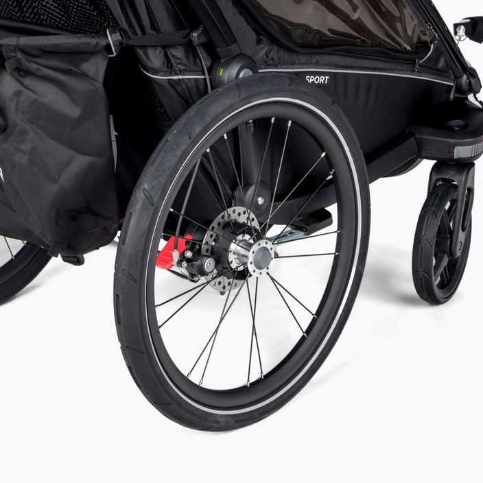 Przyczepka rowerowa jednoosobowa Thule Chariot Sport czarna 10201021 5
