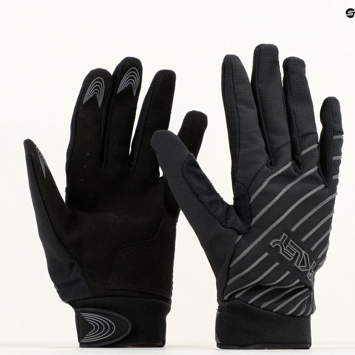Rękawiczki rowerowe męskie Oakley Drop In MTB Glove 2.0 blackout/uniform grey 7
