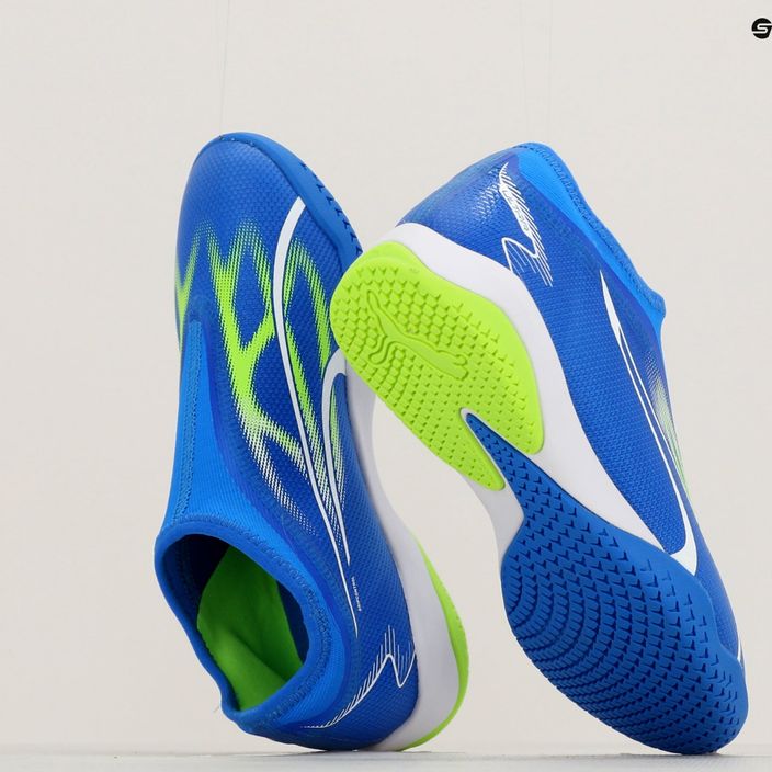 Buty piłkarskie dziecięce PUMA Ultra Match LL IT + Mid ultra blue/puma white/pro green 8