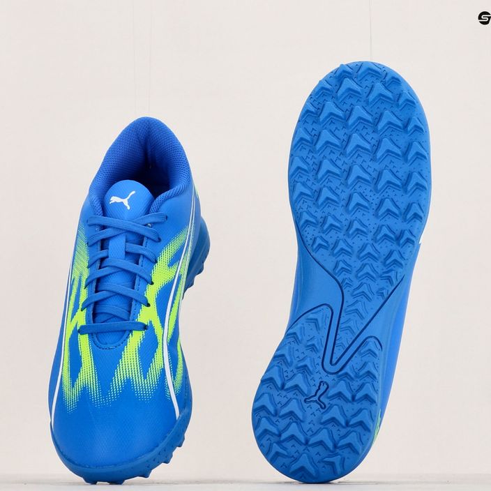 Buty piłkarskie dziecięce PUMA Ultra Play TT ultra blue/puma white/pro green 15