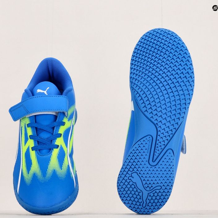 Buty piłkarskie dziecięce PUMA Ultra Play IT V ultra blue/puma white/pro green 15