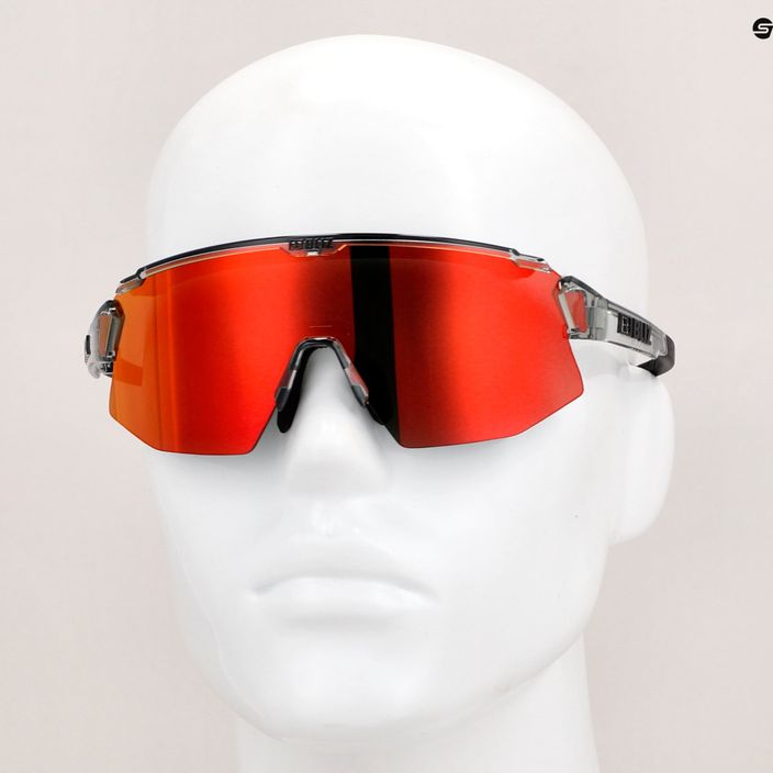 Okulary przeciwsłoneczne Bliz Breeze transparent dark grey/brown red multi/orange 9