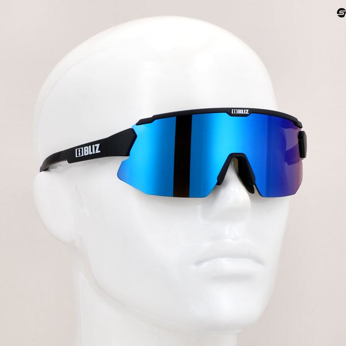 Okulary przeciwsłoneczne Bliz Breeze Small matt black/brown blue multi/clear 9