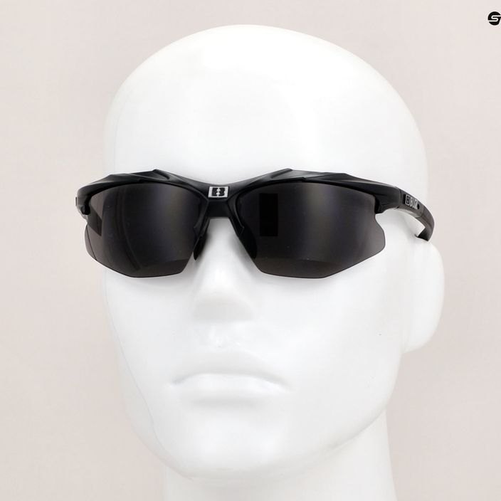 Okulary przeciwsłoneczne Bliz Hybrid shiny black/smoke 11