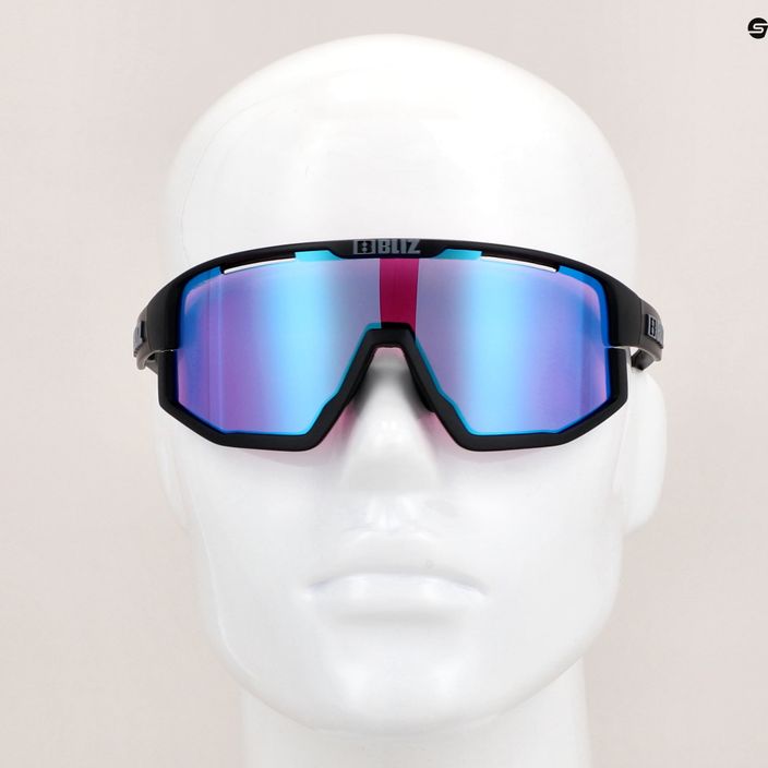 Okulary przeciwsłoneczne Bliz Fusion Nano Optics Nordic Light matt black/begonia/violet blue multi 10