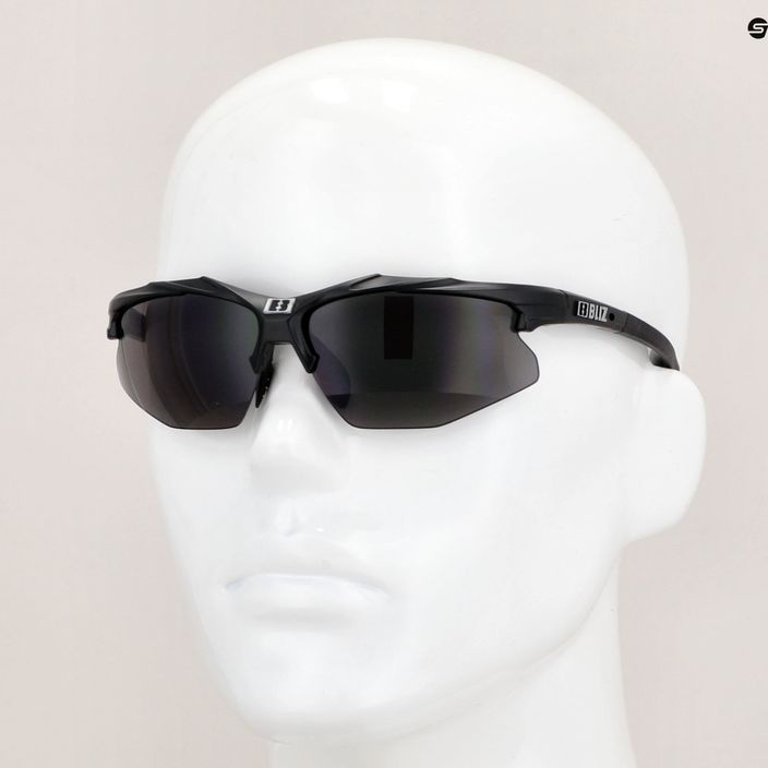 Okulary przeciwsłoneczne Bliz Hybrid Small shiny black/smoke 9
