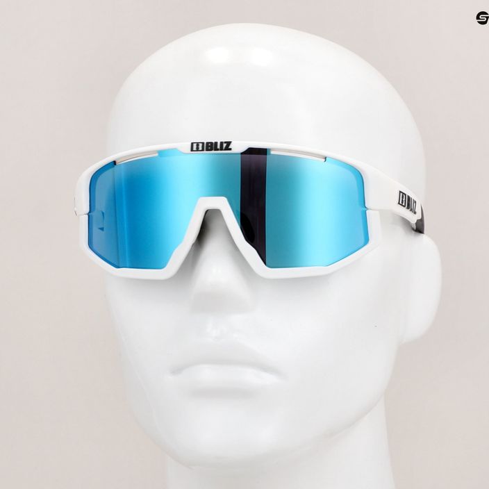 Okulary przeciwsłoneczne Bliz Vision matt white/smoke blue multi 9