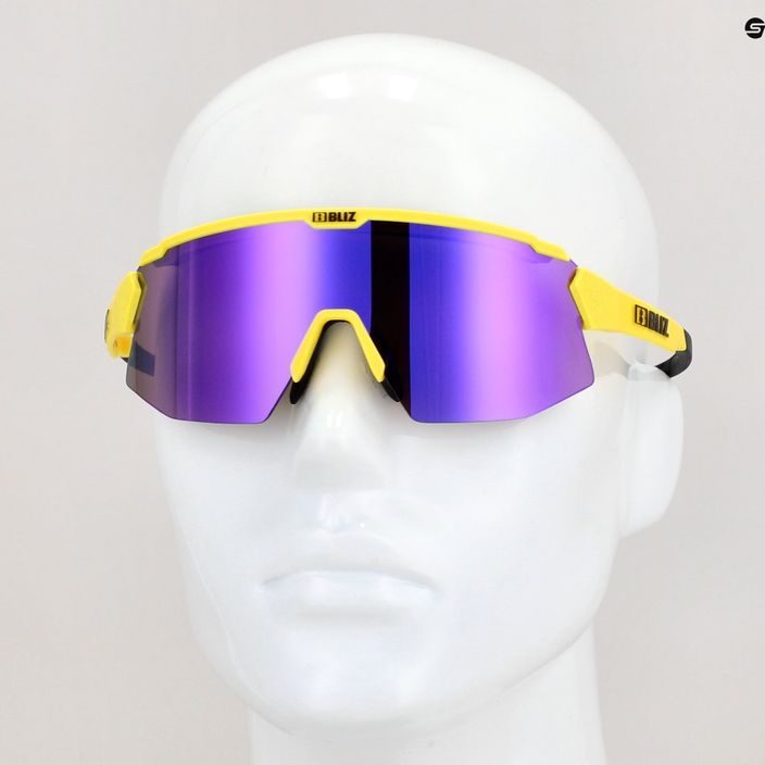 Okulary przeciwsłoneczne Bliz Breeze matt neon yellow/brown purple multi/pink 9