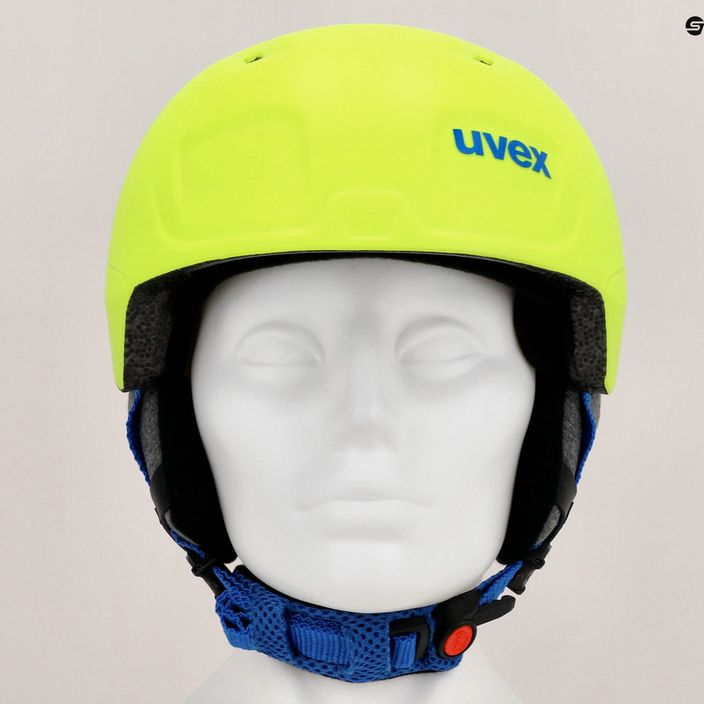 Kask narciarski dziecięcy UVEX Manic Pro neon yellow 8