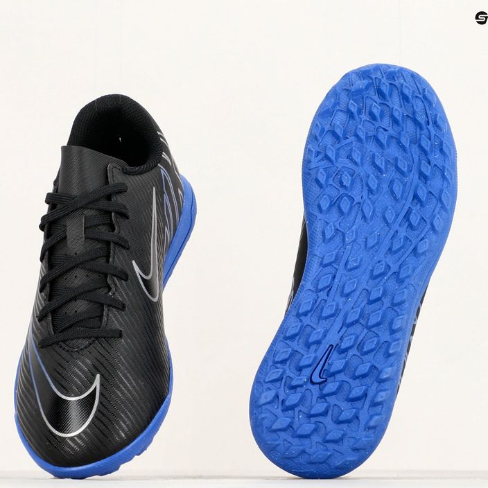 Buty do piłki do nożnej dziecięce Nike JR Mercurial Vapor 15 Club TF black/chrome/hyper real 8