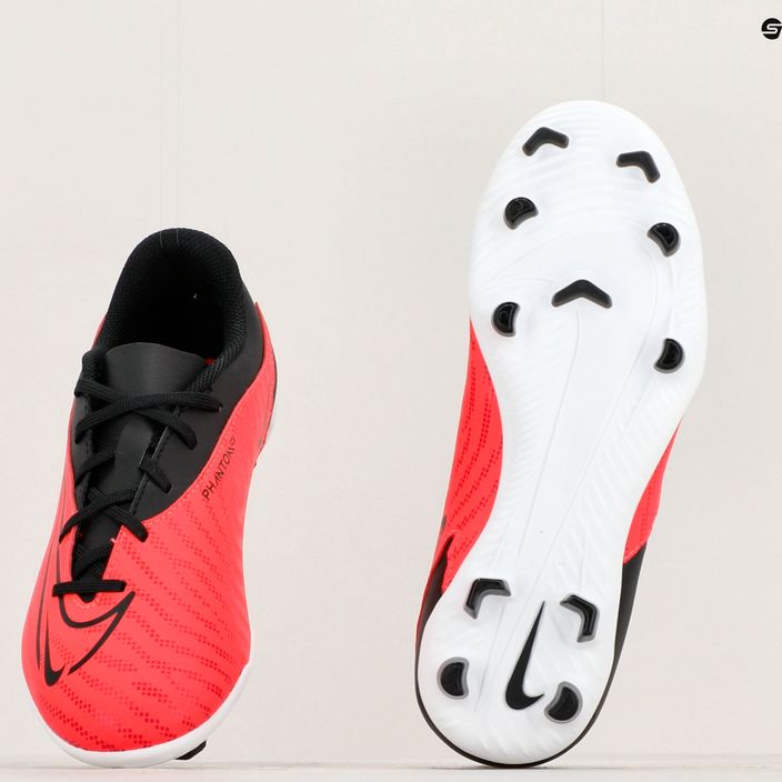 Buty do piłki nożnej dziecięce Nike Jr Phantom GX Club FG/MG bright crimson/black/white 8