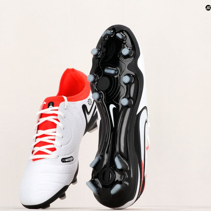 Buty do piłki do nożnej Nike Tiempo Legend 10 Pro FG white/black/bright crimson 8