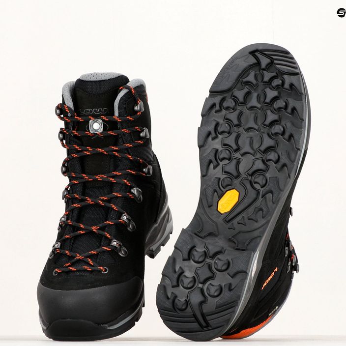 Buty trekkingowe męskie LOWA Baldo GTX black/orange 11