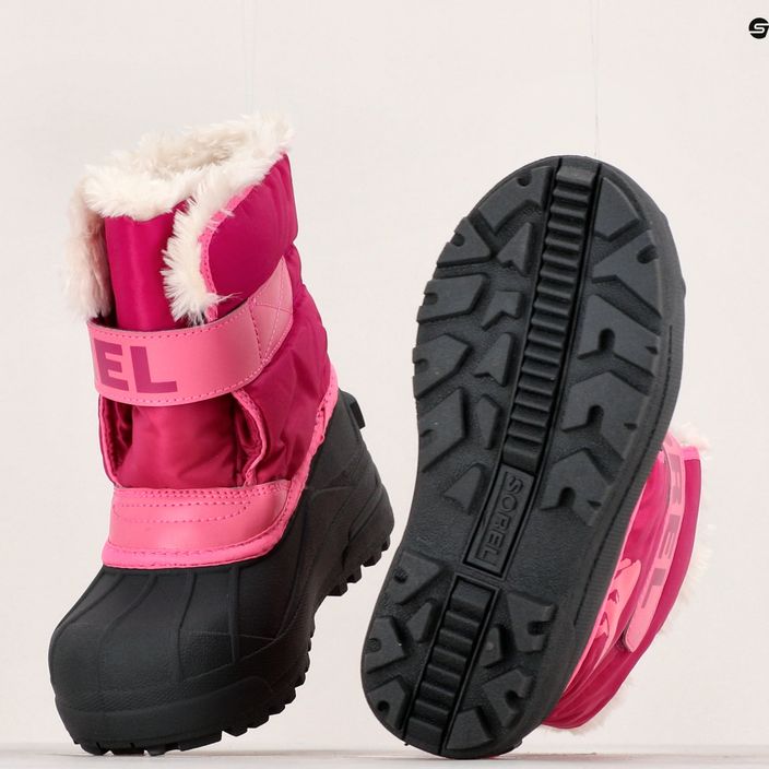 Śniegowce juniorskie Sorel Snow Commander tropic pink/deep blush 15