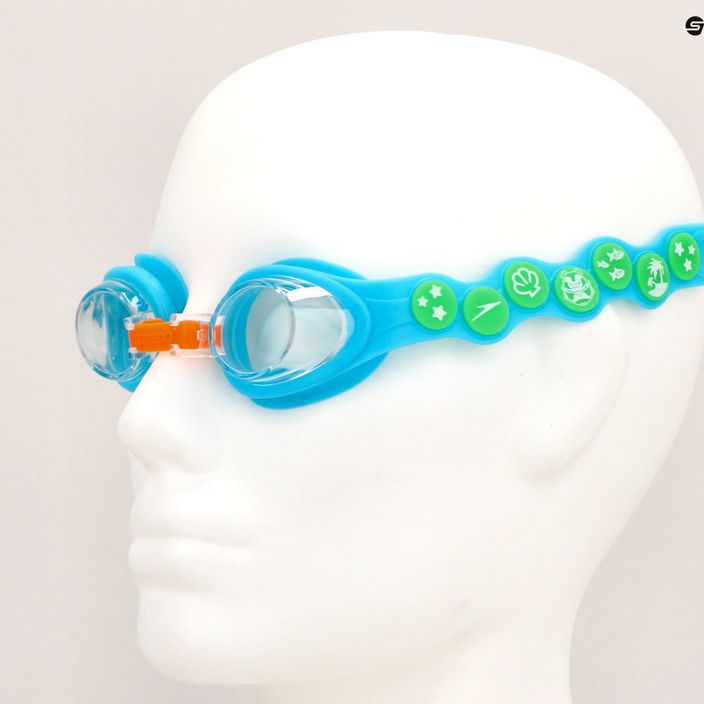 Okulary do pływania dziecięce Speedo Infant Spot blue/green 6