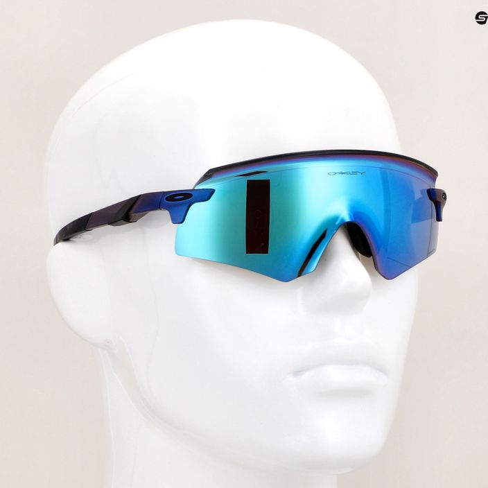 Okulary przeciwsłoneczne Oakley Encoder matte cyan/blue colorshift/prizm sapphire 12