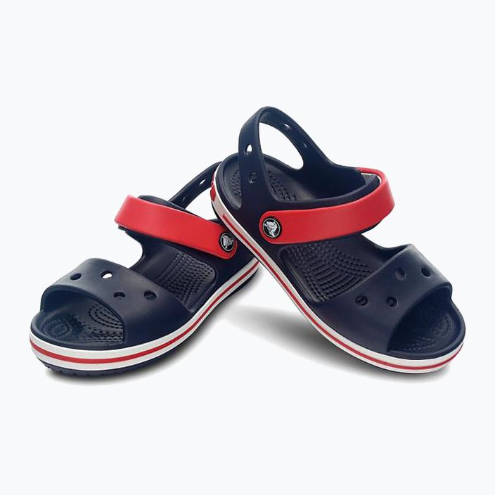 Sandały dziecięce Crocs Crocband Sandal Kids navy/red 10