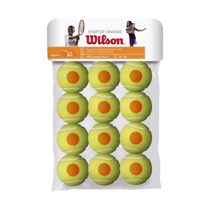 Piłki tenisowe Wilson Starter Orange Tball 12 szt. yellow/orange 2